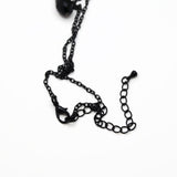 Blackbird Statement Necklace On Adjustable Black Chain