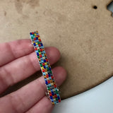 Colorful Small French Style Barrettes, Multi Color, 60mm