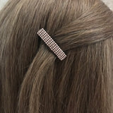 Champagne Color MINI French Style Barrettes, 40mm, Set of Two