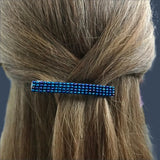 Amethyst Iris Color French Barrette, Medium, 70mm