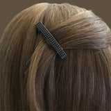 Matte Violet Iris Color Small French Style Barrettes, 50mm