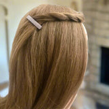 Light Transparent Lavender Color, Small French Style Barrettes, 50mm