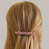 French Barrette 80mm, Christmas Themed
