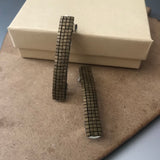 Metallic Matte Bronze Color Small French Style Barrettes, 50mm