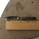 Metallic Matte Bronze Color Small French Style Barrettes, 50mm