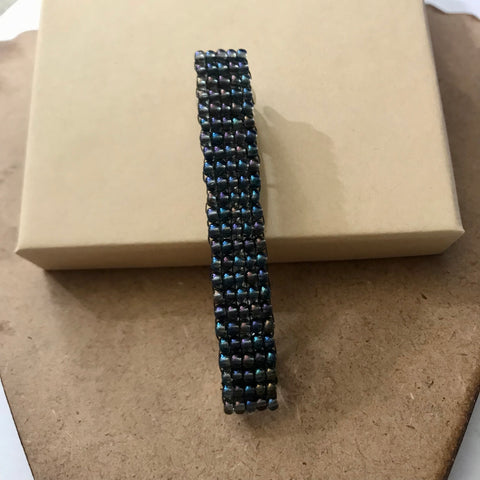 Colorful Dark Medium French Barrette, 70mm