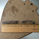 Colorful Small French Style Barrettes, Multi Color, 60mm