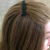 Matte Black Color Small French Style Barrettes, 60mm