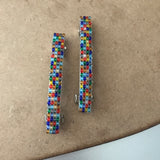 Colorful Small French Style Barrettes, Multi Color, 60mm