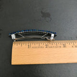 Amethyst Iris Color French Barrette, Medium, 70mm