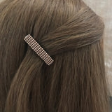 Champagne Color MINI French Style Barrettes, 40mm, Set of Two
