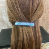 Blue, Purple, And Green Large French Barrette, 80mm