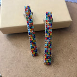 Colorful Small French Style Barrettes, Multi Color, 60mm