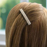 Light Gold Color Small French Style Barrettes, 60mm