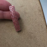 Dusty Rose Color MINI French Style Barrettes, 40mm, Set of Two