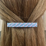 Multi Pastel Color Large French Barrette, 80mm