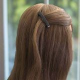 Matte Violet Iris Color Small French Style Barrettes, 50mm