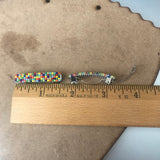 Rainbow Color Mix MINI French Style Barrettes, 40mm, Set of Two