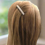 Light Gold Color Small French Style Barrettes, 60mm