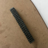 Gray French Barrette, 90mm, For Long Hair, Thick Hair, Sturdy
