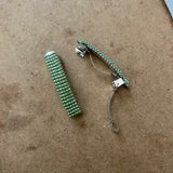 Cactus Green MINI French Style Barrettes, 40mm, Set of Two