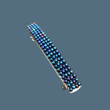 Amethyst Iris Color French Barrette, Medium, 70mm