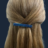 Amethyst Iris Color French Barrette, Medium, 70mm