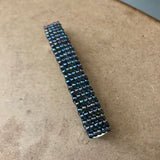 Colorful Dark Medium French Barrette, 70mm