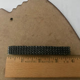 Gray French Barrette, 90mm, For Long Hair, Thick Hair, Sturdy