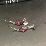 Witch Hat Charm Dangle Earrings, Halloween Jewelry