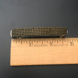 Matte Dark Copper Color French Barrette, Medium 70mm
