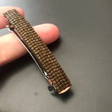Matte Dark Copper Color French Barrette, Medium 70mm