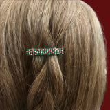 Christmas Mini French Style Barrettes, 40mm