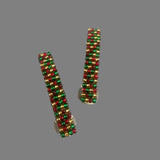 Christmas Mini French Style Barrettes, 40mm