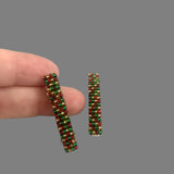 Christmas Mini French Style Barrettes, 40mm