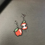 Apple Charms On Lobster Clasps