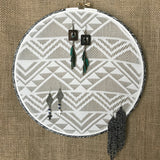 Zebra Print Earring Hanger Organizer For Wall And Decor