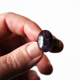 Dark Amethyst Adjustable Ring