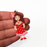 Pink And Red Doll Charm With Clasp