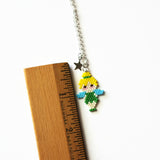 Petite Fairy Necklace With Small Star Accent On Adjustable Silver Tone Chain