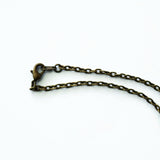 Retro Rainbow Cascading Heart Necklace