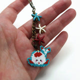 Chubby Koi Charm And Decor In Blue And Red