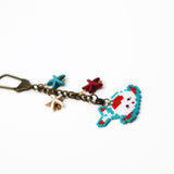 Chubby Koi Charm And Decor In Blue And Red