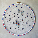 USA Themed Earring Hanger And Wall Decor