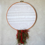 Christmas Earring Wall Hanger And Decor In Red And Green Accent
