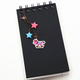 Pink And Blue Rocking Horse Charm