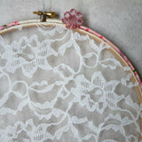 Pink Sakura Earring Organizer And Wall Decor
