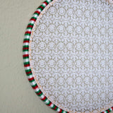 Red, White, Green Holiday Earring Hanger And Wall Decor