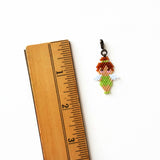 Small Beaded Fairy Charm With Lobster Clasp