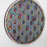 Sparkly And Colorful Art Deco Inspired Earring Hanger And Wall Decor